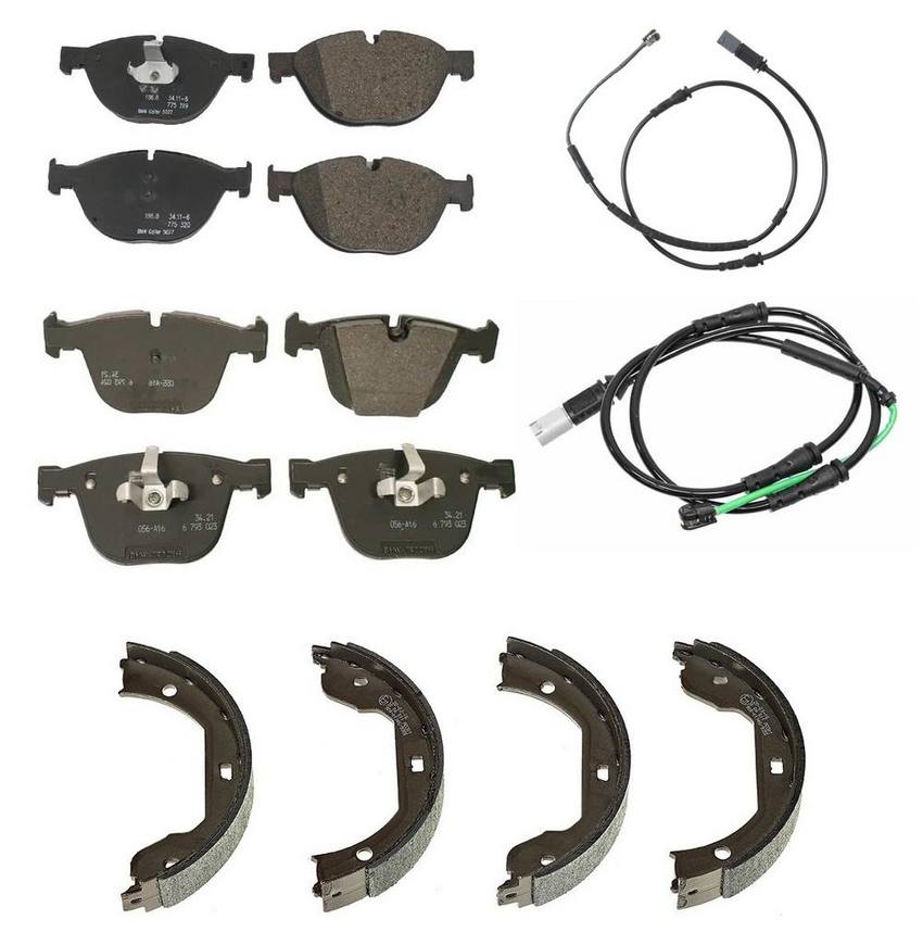 BMW Disc Brakes Kit - Pads Front and Rear